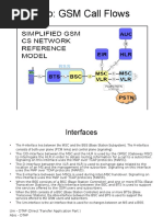 GSM Call Flows