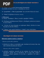 Material Didático - Comparação Marx-Weber