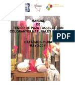 Manual de Teñido de Paja Toquilla Con Colorantes Naturales PDF