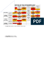 Horario Medicos de Piso Noviembre 2016