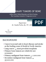 Common Primary Tumors of Bone: Supervisor: Dr. Ganda Purba, Sp. OT., M.Kes