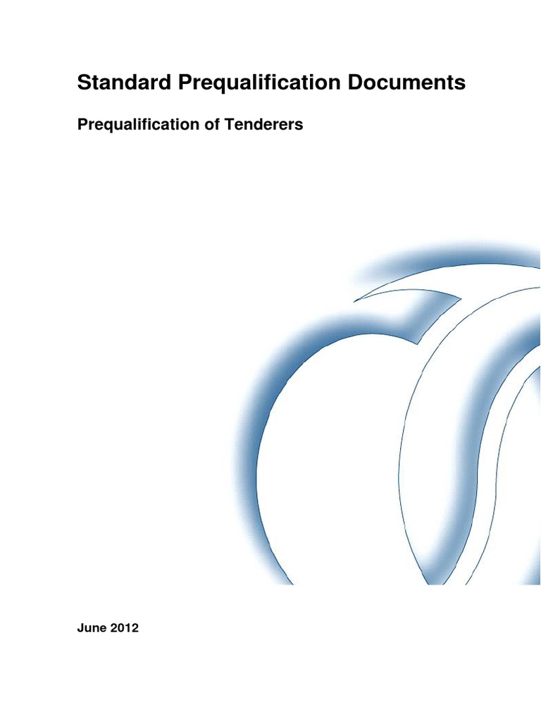Sample PreQua Documents | PDF | Procurement | Loans