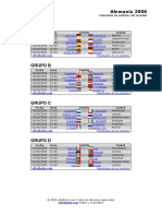 Fixture Alemania 2006