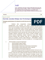 Download Soal Dan Jawaban Belajar Dan Pembelajaran by Irma Adam SN330904804 doc pdf