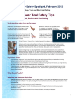 Hand and Power Tool Safety Tips: UC Monthly Safety Spotlight, February 2012