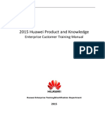 Huawei Product and Knowledge Enterprise Customer Training Manual