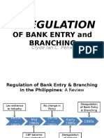 Deregulation: of Bank Entry and Branching