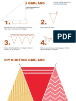Take Your Party Decorations To The Next Level! Hang A Bunting Garland-Or Several-To Tie Together Your Theme and Complete Your Décor