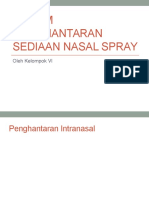 Sistem Penghantaran Sediaan Nasal Spray