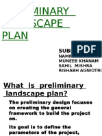 Preliminary Landscape Plan: Submitted by