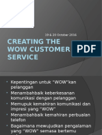 Creating The WOW Customer Service