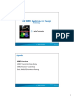 LTE MIMO System Level Design PDF