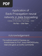 Application of Back-Propagation Neural Network in Data Forecast