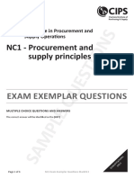 NC1 - Principles - Multiple Choice Questions PDF