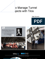 How To Manage Tunnel Projects With Tilos: Tekin Guvercin Engineer