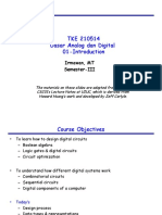 TKE 210514 Dasar Analog Dan Digital 01-Introduction: Irmawan, MT Semester-III
