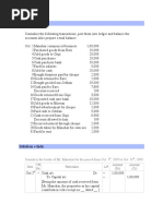 Accounting Cycle Problems & Solutions