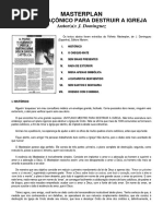 MASTERPLAN - O PLANO MAÇÔNICO PARA DESTRUIR A IGREJA - J.Dominguez