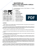 MASTERPLAN - O PLANO MAÇÔNICO PARA DESTRUIR A IGREJA - J.Dominguez