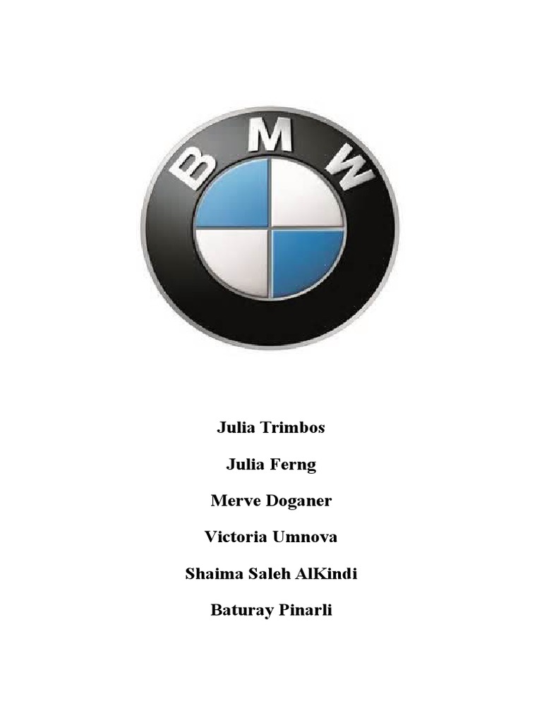 Bmw marketing report