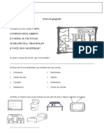 Avaliacao de Geografia 2,3 Ano