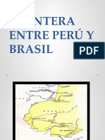 Frontera Perú-Brasil: 2.822 km delimitada por tratados de 1851 y 1909