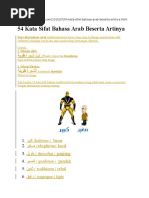 Download 54 Kata Sifat Bahasa Arab Beserta Artinya by Sukamto Kamto SN330961800 doc pdf
