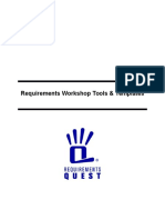 Requirements Workshop Tools and Templates