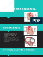 Circulación coronaria: anatomía y dominancia