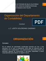 Organización Del Departamento de Contabilidad