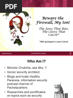 Beware the Firewall