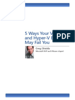 5 Ways Your VMware and Hyper-V Backups May Fail Youl