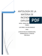 Antologia de Incendios y Explosiones.