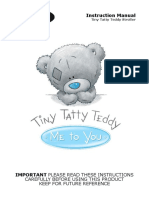 Tiny Tatty Teddy Stroller Instruction Manual Advice