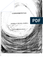 Conferencias - Formacion Del Habla - Arte Dramático - Rudolf Steiner - Mecanografiado