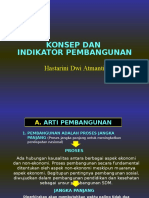 Konsep & Indikator Pembangunan