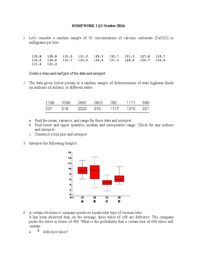 Homework normal distribution image