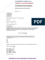 Lista de Exercícios Função Logarítmica e Exponencial