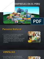 Tipos de Empresas en El Peru PDF