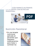 Interacción Farmaco-Nutriente en Pacientes Con Nutricion Parenteral