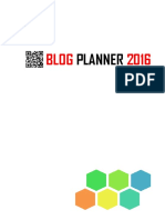 Blog Planner 2016 For Share
