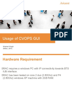 Usage of CVOPS GUI: Shakati Singh 20dec, 2013
