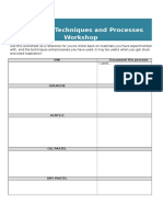 Materials Techniques Process Worksheet Making Task 2