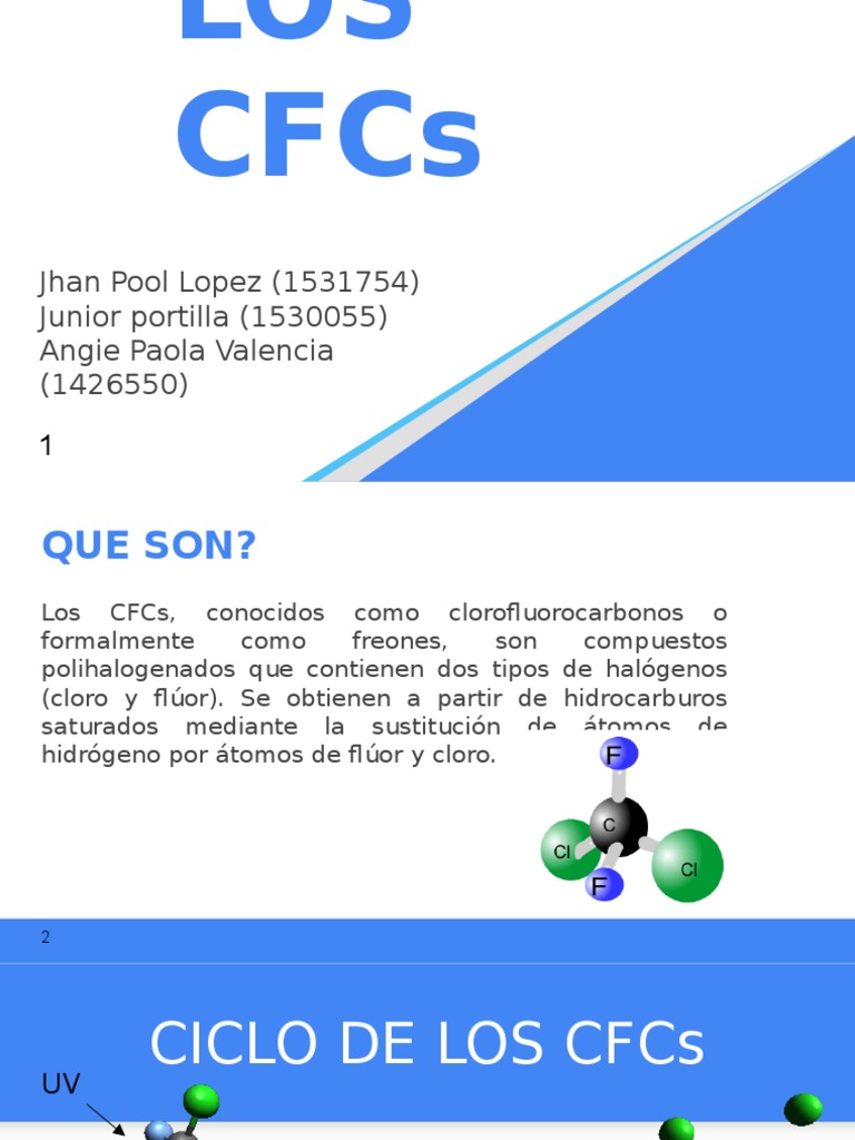 Los CFCs | PDF | Arte | Ciencia y matemáticas
