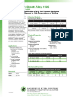 Alloy 410S Spec Sheet PDF