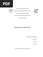 Proyecto. Investigacion como proceso
