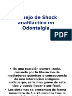 Manejo de Shock Anafiláctico en Odontalgia
