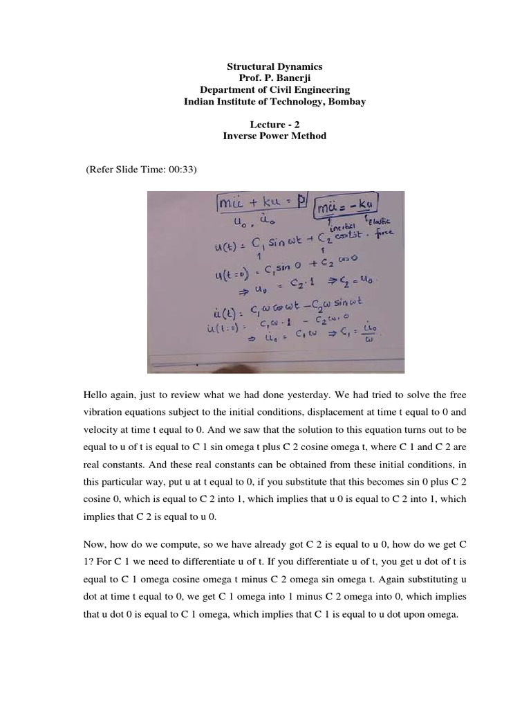 Inverse Power Method | PDF | Infinity | Exponentiation