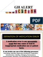 High Alert Medications