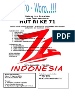 Selebaran HUT RI 71